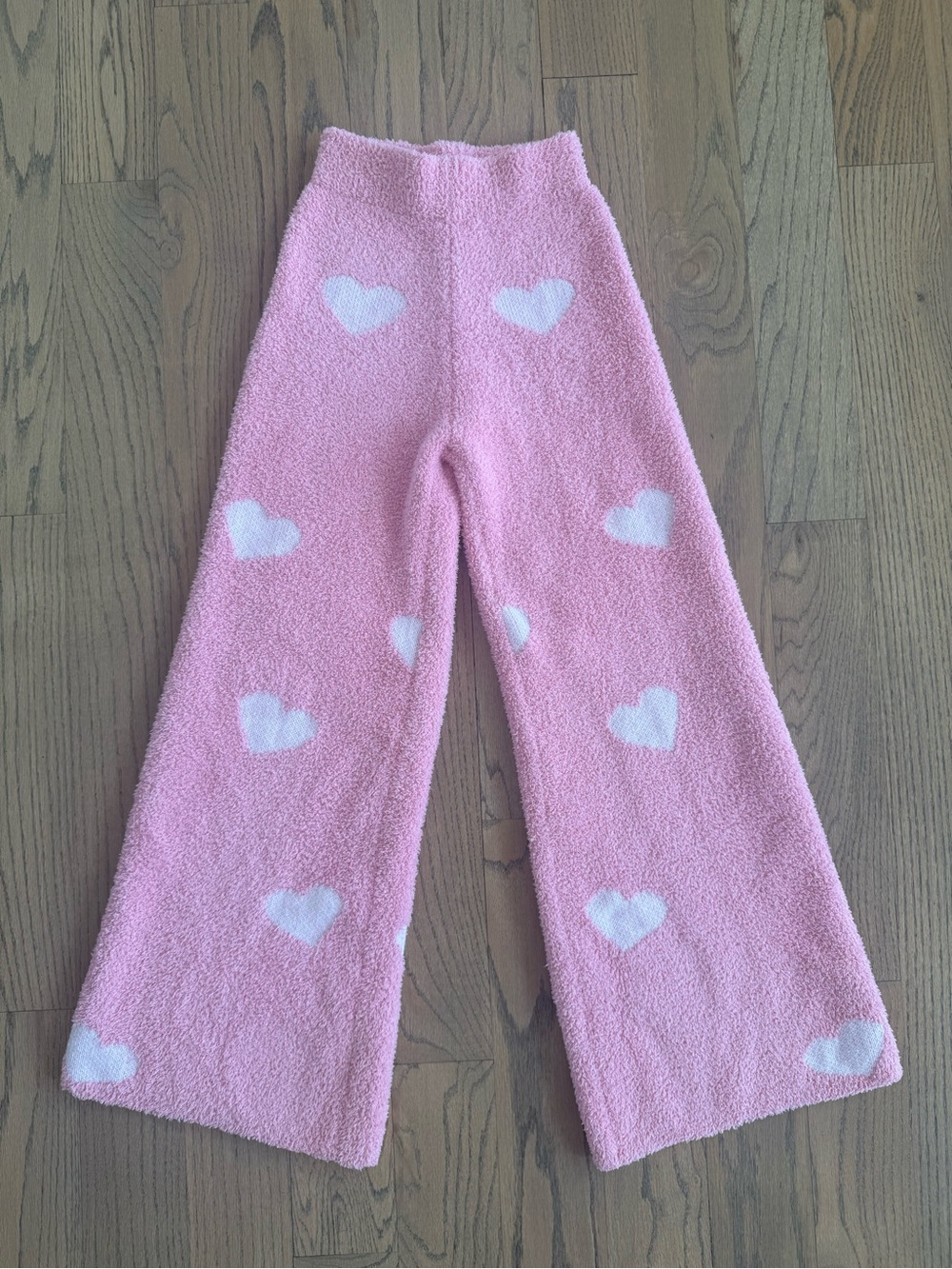 Altar'd State Revival Pink Plush Heart Bottoms